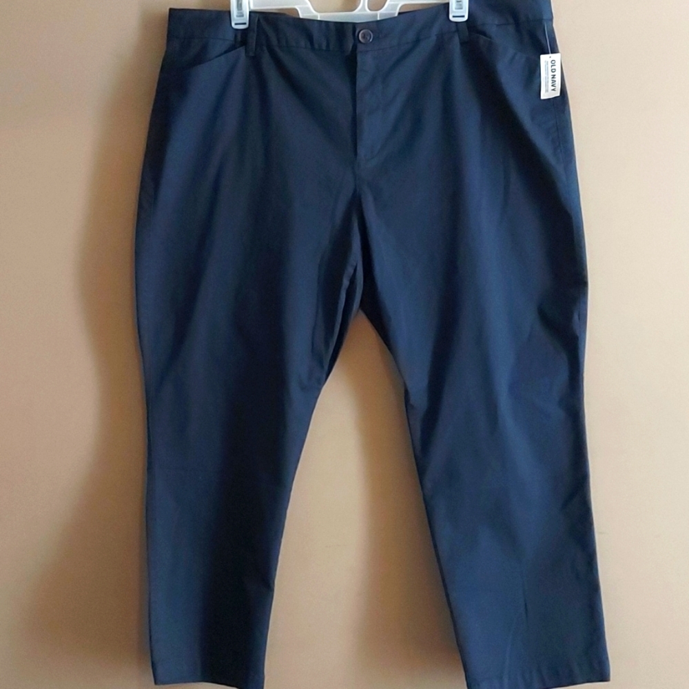Mid-Rise Skinny Khakis